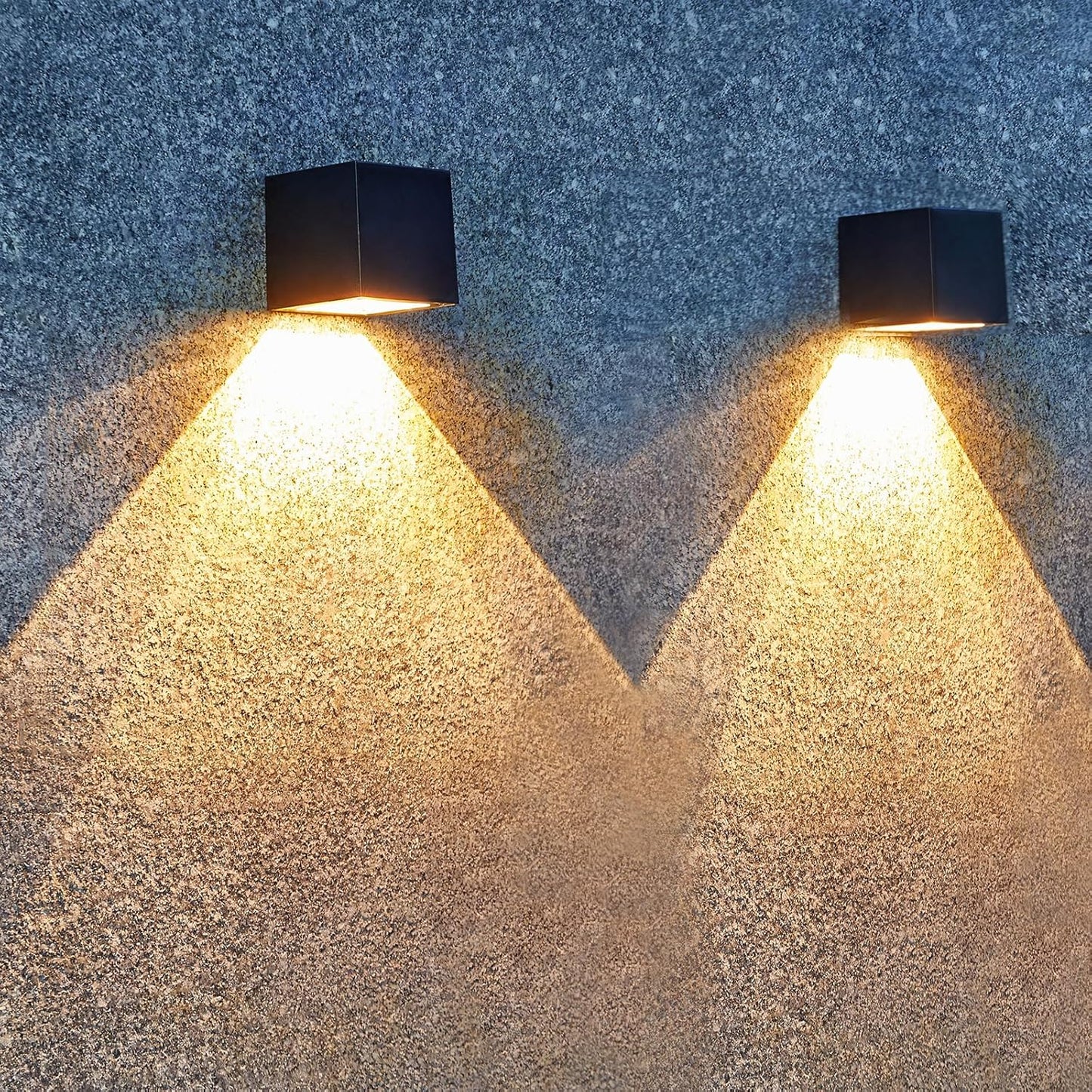 LUMORA™ OutdoorGlow Solar Wall Sconce – Modern Waterproof Solar LED Outdoor Lights with Elegant Architectural Design, Automatic Night Illumination & Premium Exterior Décor for Patio, Garden & Entryway