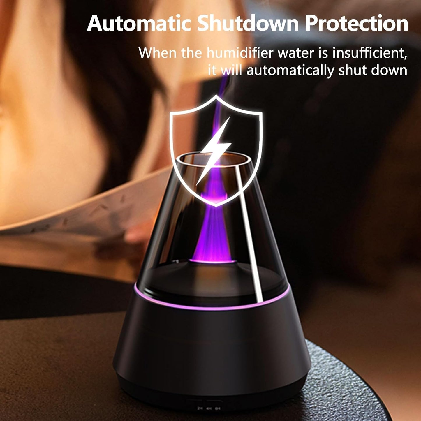 LUMORA™ SerenityMist Aroma Lamp – Luxury Essential Oil Diffuser with Ambient LED Lighting, Relaxing Mist Humidifier & Elegant Home Décor Design for Bedroom, Living Room & Wellness Spaces**