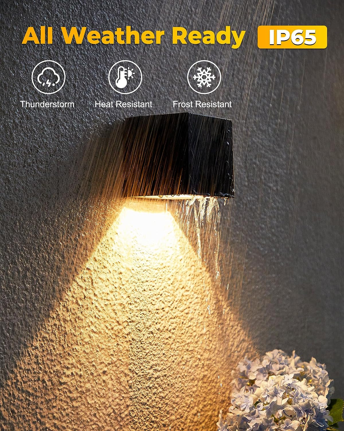 LUMORA™ OutdoorGlow Solar Wall Sconce – Modern Waterproof Solar LED Outdoor Lights with Elegant Architectural Design, Automatic Night Illumination & Premium Exterior Décor for Patio, Garden & Entryway