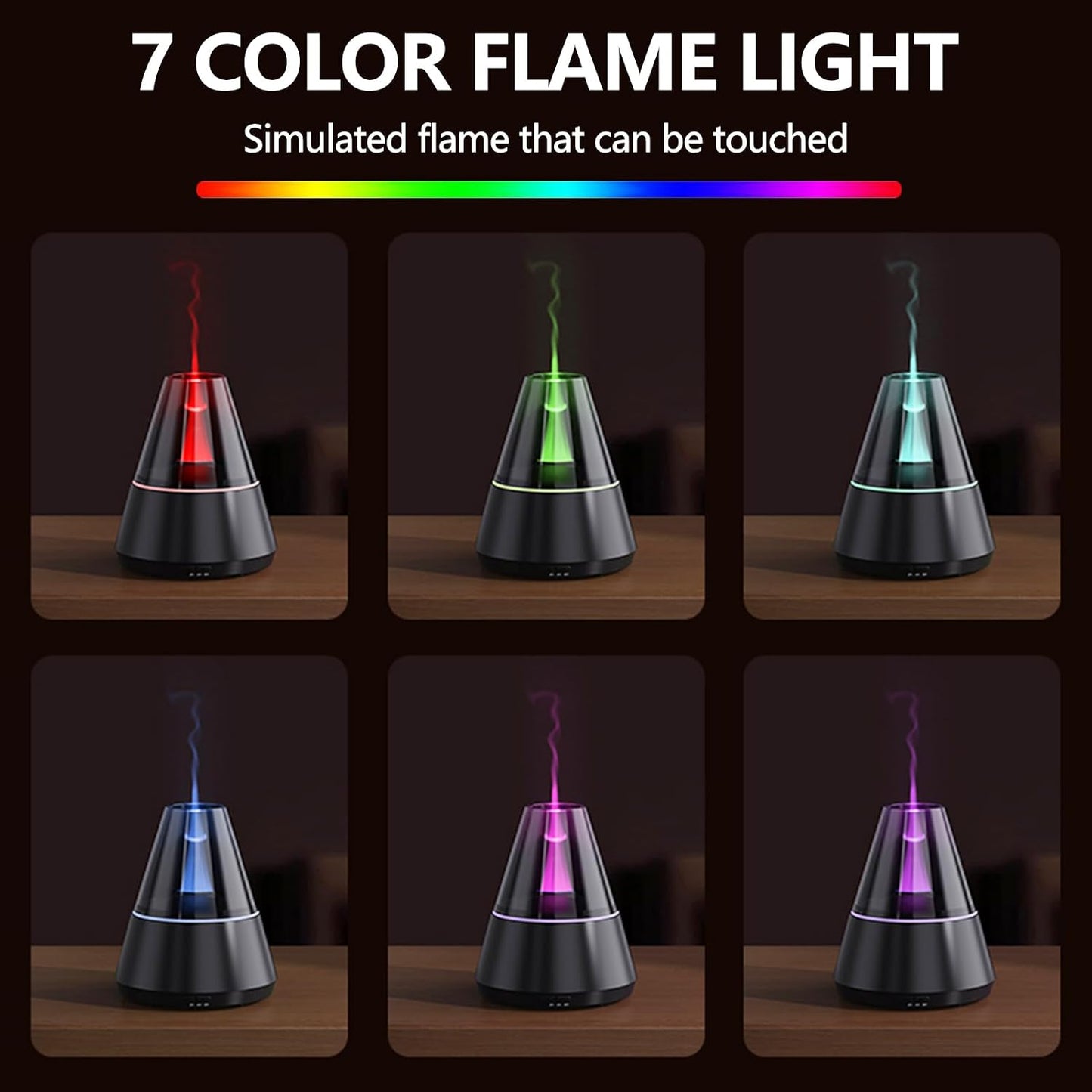 LUMORA™ SerenityMist Aroma Lamp – Luxury Essential Oil Diffuser with Ambient LED Lighting, Relaxing Mist Humidifier & Elegant Home Décor Design for Bedroom, Living Room & Wellness Spaces**
