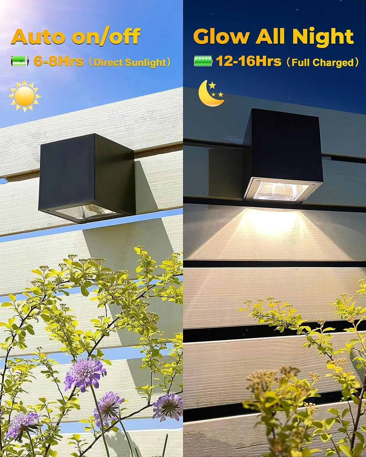 LUMORA™ OutdoorGlow Solar Wall Sconce – Modern Waterproof Solar LED Outdoor Lights with Elegant Architectural Design, Automatic Night Illumination & Premium Exterior Décor for Patio, Garden & Entryway