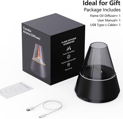 LUMORA™ SerenityMist Aroma Lamp – Luxury Essential Oil Diffuser with Ambient LED Lighting, Relaxing Mist Humidifier & Elegant Home Décor Design for Bedroom, Living Room & Wellness Spaces**